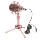 Microphone Professionnel Pour Jeux Vidéo Et Diffusion En Direct Avec Trépied Et Câble 1.8m Compatible PC Et Mac - www.yonis-s...