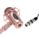 Microphone Professionnel Pour Jeux Vidéo Et Diffusion En Direct Avec Trépied Et Câble 1.8m Compatible PC Et Mac - www.yonis-s...