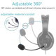 Microphone Gaming 19cm Stéréo 3.5mm Plug Casque Son Carte Live - www.yonis-shop.com