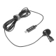 Microphone Omnidirectionnel Clip-On Pour DJI Osmo Pocket Haute Résolution Plug And Play