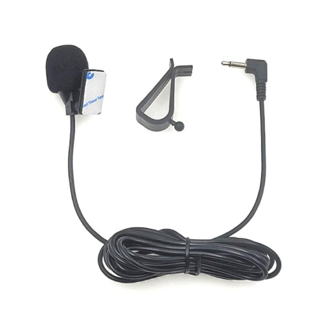 Microphone Externe Pour Navigation Voiture DVD Longueur 3m Plug 3.5mm Angle Sensibilité Omnidirectionnelle - www.yonis-shop.com