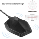 Microphone USB Omnidirectionnel Pour Ordinateur Compatible PC Mac Idéal Pour Réunions En Ligne et Enregistrements Haute Quali...