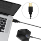 Microphone USB Omnidirectionnel Pour Ordinateur Compatible PC Mac Idéal Pour Réunions En Ligne et Enregistrements Haute Quali...