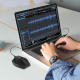 Microphone USB Omnidirectionnel Pour Ordinateur Compatible PC Mac Idéal Pour Réunions En Ligne et Enregistrements Haute Quali...