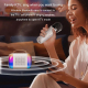 Microphone Portable Bluetooth Haut-Parleur Sans Fil Karaoke Intérieur Extérieur IPX7 8-10 Heures Autonomie LED Effets Sonores...