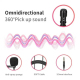 Microphone Professionnel Omnidirectionnel Pour Téléphone Et Ordinateur Avec Réduction De Bruit Et Haute Sensibilité - www.yon...