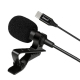 Microphone Lavalier Type-C Haute Sensibilité Pour Enregistrement Vidéo Et Audio 2m