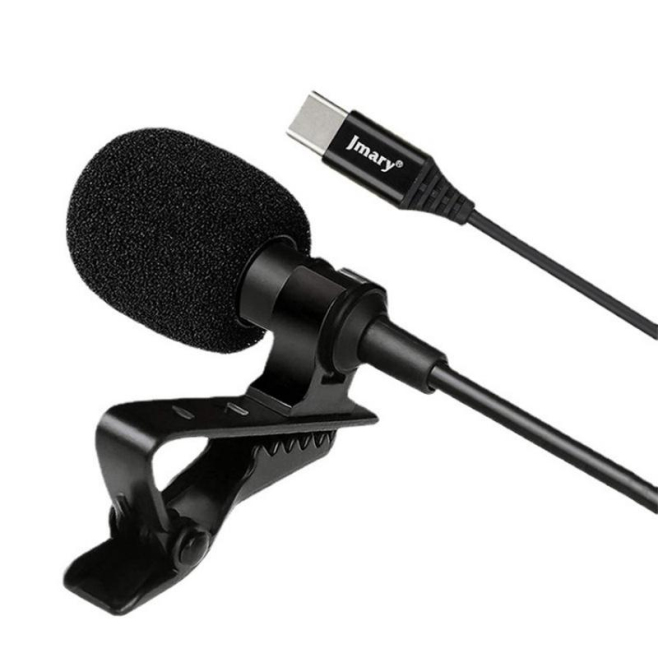 Microphone Lavalier Type-C Haute Sensibilité Pour Enregistrement Vidéo Et Audio 2m - www.yonis-shop.com