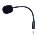 Microphone Omnidirectionnel Pour Casque Gaming E-Sports Avec Plug 3.5mm
