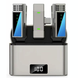 Microphone Sans Fil USB-C Plug And Play Pour Streaming Et Vlog