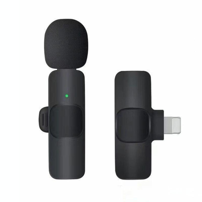 Microphone Sans Fil Clip-On Avec Réduction De Bruit Et Auto-Synchronisation Pour iPhone Et iPad - www.yonis-shop.com