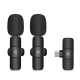 Microphone Sans Fil Réduction De Bruit Pour Téléphone Type-C Avec Récepteur Et Double Microphones - www.yonis-shop.com