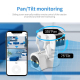 Caméra IP 4MP Double Objectif avec Vision Nocturne Audio Bidirectionnel et Stockage Cloud WiFi - www.yonis-shop.com