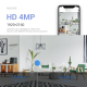 Caméra IP 4MP Double Objectif avec Vision Nocturne Audio Bidirectionnel et Stockage Cloud WiFi - www.yonis-shop.com