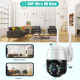 Camera IP HD WiFi Vision Nocturne Détection Mouvement Audio Bidirectionnel Carte TF étanche IP65 - www.yonis-shop.com