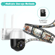 Camera IP HD WiFi Vision Nocturne Détection Mouvement Audio Bidirectionnel Carte TF étanche IP65 - www.yonis-shop.com