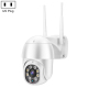 Camera IP WiFi 1080P Étanche IP66 Vision Nocturne Infrarouge Intercom Voix Bidirectionnelle Détection de Mouvement Carte TF 1...