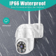Camera IP WiFi 1080P Étanche IP66 Vision Nocturne Infrarouge Intercom Voix Bidirectionnelle Détection de Mouvement Carte TF 1...