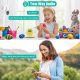 Camera IP WiFi 1080P Étanche IP66 Vision Nocturne Infrarouge Intercom Voix Bidirectionnelle Détection de Mouvement Carte TF 1...