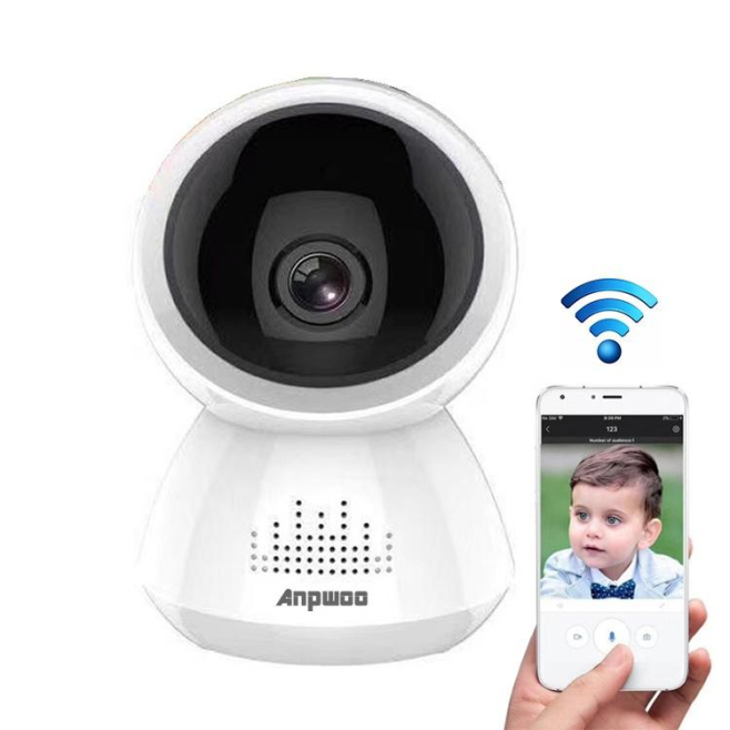 Camera IP WiFi HD 1080P Vision Nocturne Détection de Mouvement Support Carte SD 128GB Alarme Email et Push - www.yonis-shop.com