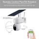 Caméra IP 1080P Étanche IP65 Solaire PTZ Vision Nocturne Couleur Intercom Vocal Bidirectionnel Détection AI Humanoïde WiFi - ...