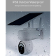 Caméra IP 1080P Étanche IP65 Solaire PTZ Vision Nocturne Couleur Intercom Vocal Bidirectionnel Détection AI Humanoïde WiFi - ...