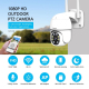 Camera IP Extérieure 1080P HD Vision Nocturne Couleur Détection Mouvement Audio Bidirectionnel Stockage TF Card - www.yonis-s...