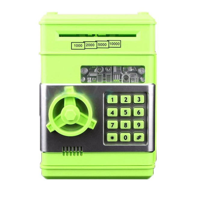 Tirelire Sécurisée Pour Enfants Automatique Grande Capacité Induction Automatique Anti-Chute Cultive Habitudes Financières - ...