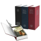 Tirelire Livre Coffre-Fort Simulation Dictionnaire Anglais Décoration Créative Étagère Rouge - www.yonis-shop.com