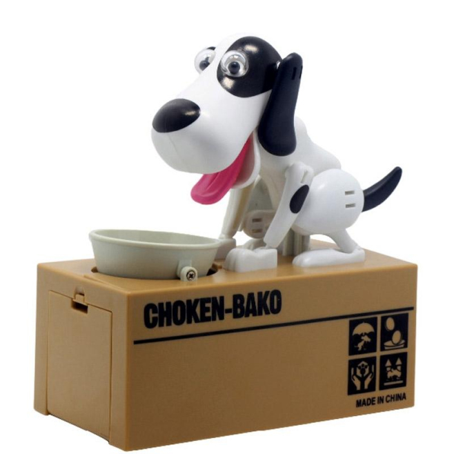 Tirelire Automatique Chien Gourmand Mangeur De Pièces Idéale Pour Enfants Et Décoration - www.yonis-shop.com