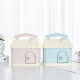 Tirelire Enfant Maison Bleue Avec Clé Design Portable Pour Économies Et Jeu - www.yonis-shop.com