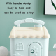 Tirelire Enfant Maison Bleue Avec Clé Design Portable Pour Économies Et Jeu - www.yonis-shop.com