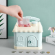 Tirelire Enfant Maison Bleue Avec Clé Design Portable Pour Économies Et Jeu - www.yonis-shop.com