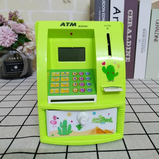 Tirelire Automatique Avec Fonction Horloge et Alarme Pour Enfants et Adultes - www.yonis-shop.com