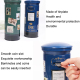 Tirelire Enfant Métal Rétro Forme Boîte Aux Lettres Durable Et Écologique - www.yonis-shop.com