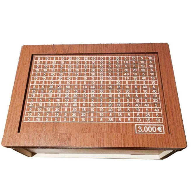 Tirelire En Bois Avec Compteur Pour Décoration Maison Et Bibliothèque - www.yonis-shop.com