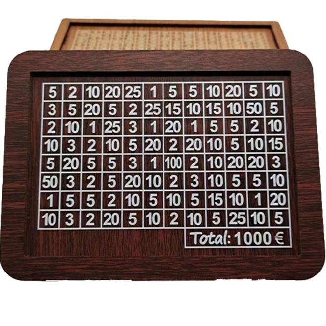 Tirelire En Bois Avec Compteur Pour Décoration Maison Bibliothèque - www.yonis-shop.com