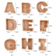 Tirelire Alphabet En Bois Avec Panneau Transparent En Acrylique Haute Qualité - www.yonis-shop.com