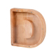 Tirelire Alphabet En Bois Avec Panneau Transparent En Acrylique Haute Qualité - www.yonis-shop.com