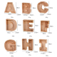 Tirelire Alphabet En Bois Avec Panneau Transparent En Acrylique Haute Qualité - www.yonis-shop.com