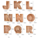 Tirelire Alphabet En Bois Avec Panneau Transparent En Acrylique Haute Qualité - www.yonis-shop.com