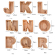 Tirelire Alphabet En Bois Avec Panneau Transparent En Acrylique Haute Qualité - www.yonis-shop.com