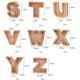 Tirelire Alphabet En Bois Avec Panneau Transparent En Acrylique Haute Qualité - www.yonis-shop.com