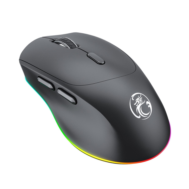 Souris Gaming Sans Fil Silencieuse RGB Bluetooth Dual Mode 4000DPI Rechargeable 6 Boutons - www.yonis-shop.com