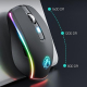 Souris Gaming Sans Fil Silencieuse 6 Boutons RGB Rechargeable Type-C Haute Précision 1600DPI - www.yonis-shop.com