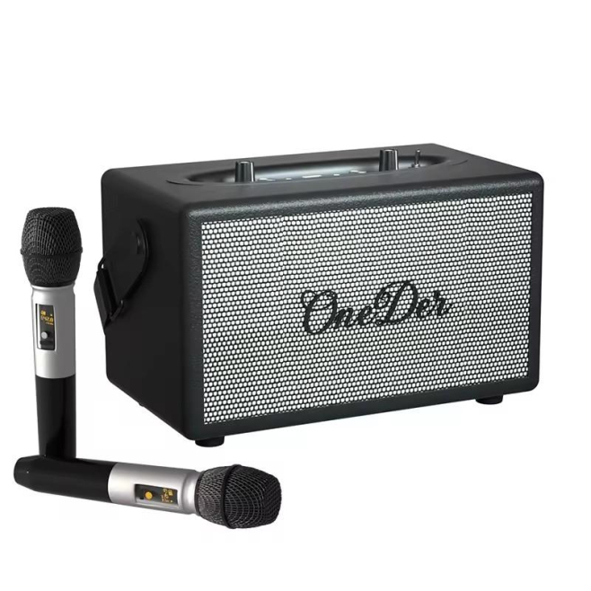Enceinte Bluetooth Extérieure Sans Fil Avec Deux Micros Orange Puissance 40W Batterie 5000mAh Autonomie 8h - www.yonis-shop.com