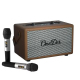 Enceinte Bluetooth Extérieure Sans Fil Avec Deux Micros Orange Puissance 40W Batterie 5000mAh Autonomie 8h - www.yonis-shop.com