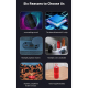 Enceinte Bluetooth Portable Sans Fil Stéréo 3D Subwoofer Avec FM USB LED étanche Micro Anti-Bruit TWS - www.yonis-shop.com