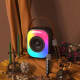 Enceinte Bluetooth Portable Colorée Avec Microphone Karaoké Et Lumières RGB - www.yonis-shop.com