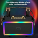 Enceinte Bluetooth Portable Colorée Avec Effets Lumineux RGB Et Microphone Pour Karaoke - www.yonis-shop.com